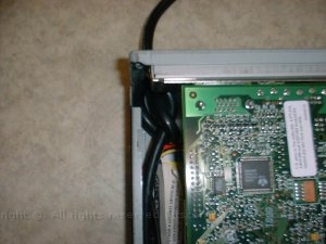 4 Mains In1.jpg - When I install the Opus I used a mains Euro plug to make a quick connection how ever to ensure there was no strain I made a knott on the inside of the case